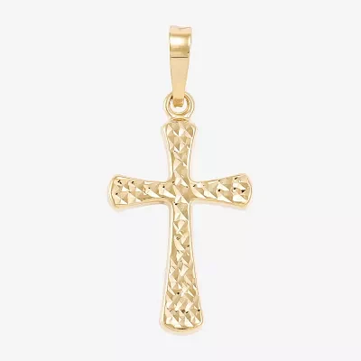 Unisex Adult 14K Gold Cross Pendants