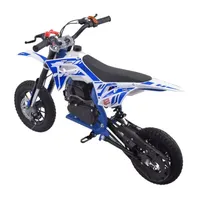 Mototec Villain 52cc 2-Stroke Kids Gas Dirt Bike Blue Ride-On Car