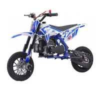 Mototec Villain 52cc 2-Stroke Kids Gas Dirt Bike Blue Ride-On Car