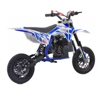 Mototec Villain 52cc 2-Stroke Kids Gas Dirt Bike Blue Ride-On Car