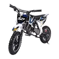 Warrior 52cc 2-Stroke Kids Gas Dirt Bike Black Ride-On Car