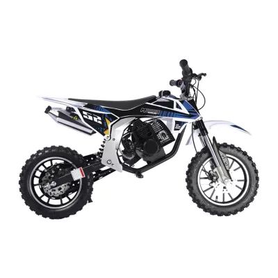 Warrior 52cc 2-Stroke Kids Gas Dirt Bike Black Ride-On Car