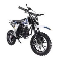 Warrior 52cc 2-Stroke Kids Gas Dirt Bike Black Ride-On Car