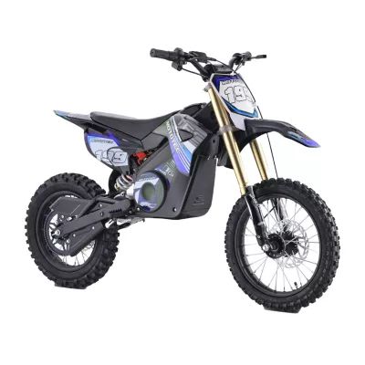 Mototec 48v Pro Electric Dirt Bike 1500w Lithium Blue Ride-On Car