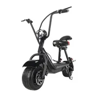 Mototec Mini Fat Tire 48v 500w Electric Scooter Black Ride-On Car