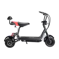 Mototec Mini Fat Tire 48v 500w Electric Scooter Black Ride-On Car