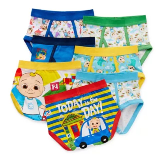 LICENSED PROPERTIES Cocomelon Toddler Boys 7 Pack Briefs