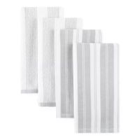 Cooks Striped Dual Purpose 4-Pc. Kitchen Towel