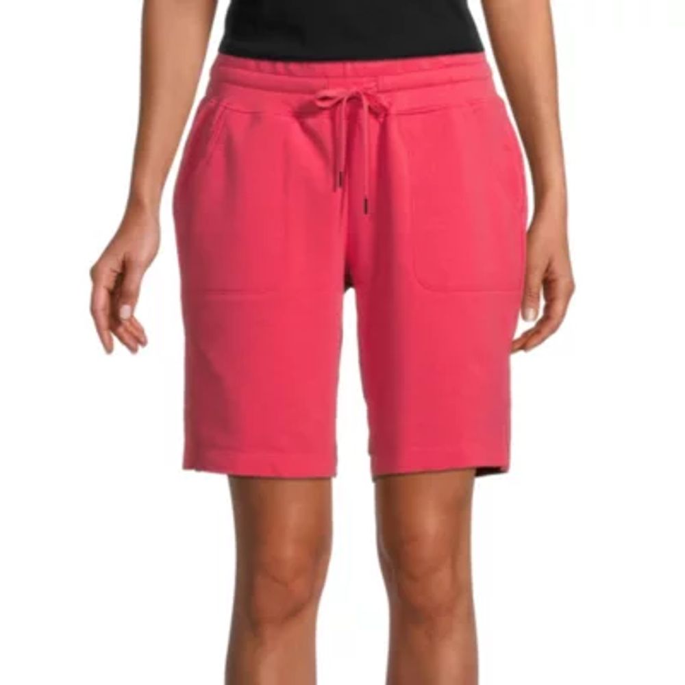 St. John's Bay Womens Mid Rise Bermuda Short