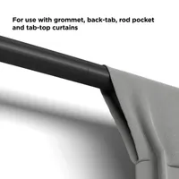 Umbra Zen 1 IN Adjustable Curtain Rod Set