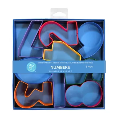 R&M International Llc Numbers 9-pc. Cookie Cutters