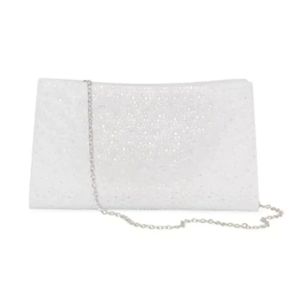 Gunne Sax by Jessica McClintock Kacie Clutch Cascading Stones Evening Bag