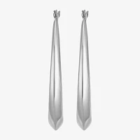 Sterling Silver 40mm Round Hoop Earrings