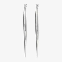 Sterling Silver 45.5mm Round Hoop Earrings