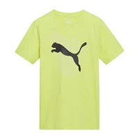 PUMA Big Boys Crew Neck Short Sleeve Graphic T-Shirt