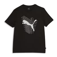 PUMA Mens Crew Neck Short Sleeve Graphic T-Shirt