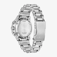 Citizen Mens Chronograph Silver Tone Stainless Steel Bracelet Watch Ca4660-61a