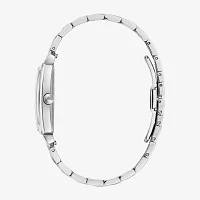 Bulova Frank Sinatra Mens Diamond Accent Silver Tone Stainless Steel Bracelet Watch 96b461