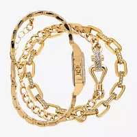 Womens Gold Tone Bracelet Watch A1956g-22-A27