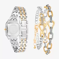 Womens Silver Tone Bracelet Watch A1956s-22-B28