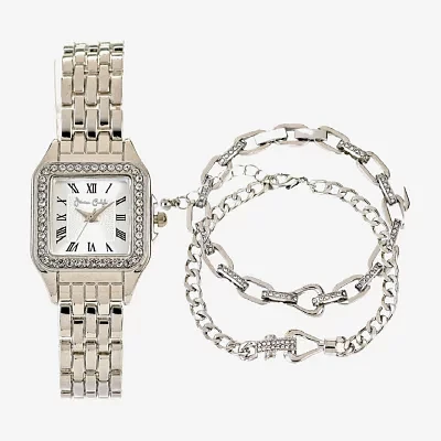 Womens Silver Tone Bracelet Watch A1956s-22-B28