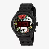 Ed Hardy Mens Digital Black Strap Watch 50458b-42-F02