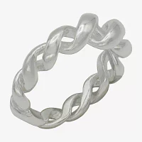 Sparkle Allure Open Pure Silver Over Brass Band
