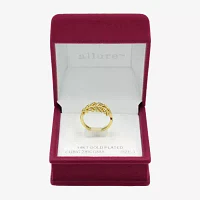 Sparkle Allure Open Cubic Zirconia 14K Gold Over Brass Band