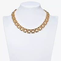 Bold Elements Gold Tone Collar Necklace