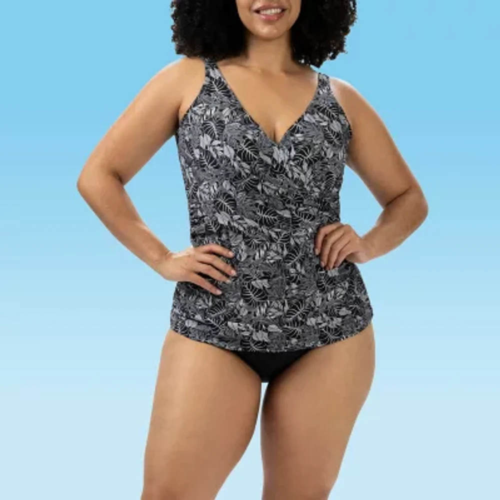 Dolfin Womens Leaf One Piece Swimsuit