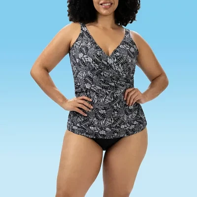 Dolfin Womens Leaf One Piece Swimsuit