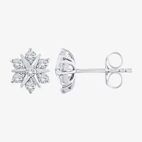 (G/ Si2) 1/2 CT. T.W. Lab Grown White Diamond 10K Gold 9.6mm Stud Earrings