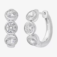 (G,Si2) 1 1/2 CT. T.W. Lab Grown White Diamond 10K White Gold 16.2mm Stud Earrings