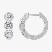 (G,Si2) 1 1/2 CT. T.W. Lab Grown White Diamond 10K White Gold 16.2mm Stud Earrings