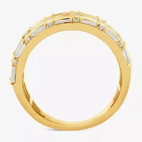 (F, Si2) Womens 3 CT. T.W. Lab Grown White Diamond 10K Gold Cocktail Ring