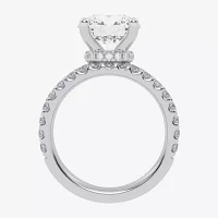 Signature By Modern Bride (G / Vs2-Si1) Womens 6 CT. T.W. Lab Grown White Diamond 14K Gold Round Side Stone Bridal Set