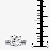 Signature By Modern Bride (G / Vs2-Si1) Womens 6 CT. T.W. Lab Grown White Diamond 14K Gold Round Side Stone Bridal Set