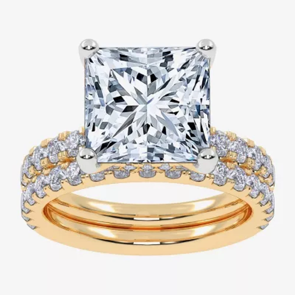 Signature By Modern Bride (G / Vs2-Si1) Womens CT. T.W. Lab Grown White Diamond 14K Gold Side Stone Bridal Set