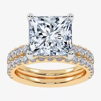 Signature By Modern Bride (G / Vs2-Si1) Womens CT. T.W. Lab Grown White Diamond 14K Gold Side Stone Bridal Set