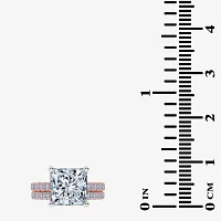Signature By Modern Bride (G / Vs2-Si1) Womens 6 CT. T.W. Lab Grown White Diamond 14K Rose Gold Side Stone Bridal Set