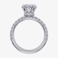 Signature By Modern Bride (G / Vs2-Si1) Womens CT. T.W. Lab Grown White Diamond 14K Gold Oval Side Stone Bridal Set