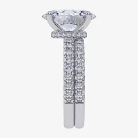 Signature By Modern Bride (G / Vs2-Si1) Womens CT. T.W. Lab Grown White Diamond 14K Gold Oval Side Stone Bridal Set