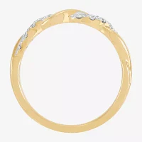 (H-I / I1) 4MM 1/4 CT. T.W. Lab Grown White Diamond 10K Gold Wedding Band