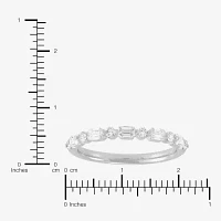 1/2 CT. T.W. White Diamond 10K Gold Wedding Band