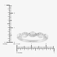 (H-I / Si2) 3/4 CT. T.W. Lab Grown White Diamond 10K Gold Wedding Band