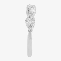 (H-I / Si2) 3/4 CT. T.W. Lab Grown White Diamond 10K Gold Wedding Band
