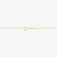 (H-1/Si2) Womens 1/4 CT. T.W. Lab Grown White Diamond 14K Gold Over Silver Sterling Silver Heart Pendant Necklaces