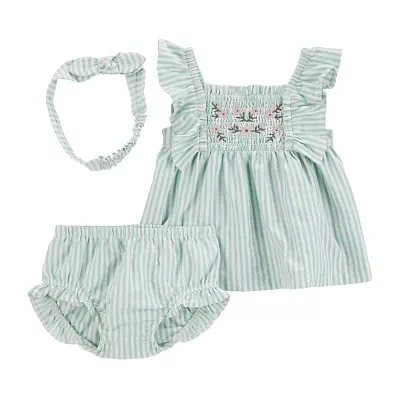 Carter's Baby Girls 3-pc. Short Set