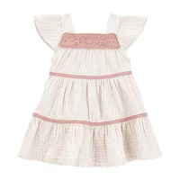 Carter's Baby Girls Short Sleeve Flutter A-Line Dress