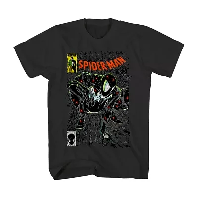 Mens Short Sleeve Spiderman Graphic T-Shirt